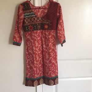 Printed knee length kurti(tunic)